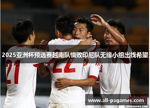 2025亚洲杯预选赛越南队惜败印尼队无缘小组出线希望